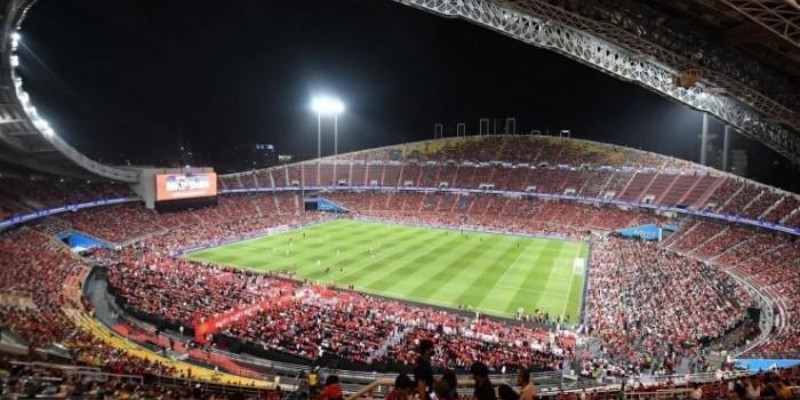 Sân vận động Rajamangala – Bangkok, nơi diễn ra lễ khai mạc SEA Games 33 rực rỡ sắc màu